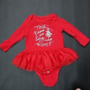 Christmas bodysuit for baby girl